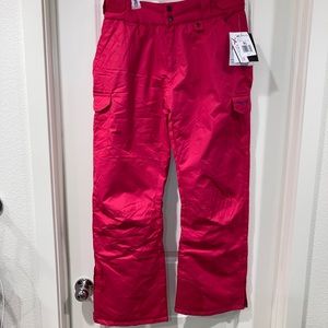 Arctix Women's Snow Sports Insulated Cargo Pants Rose XL warmer drier longer etc